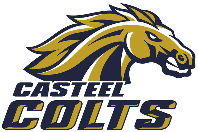  Casteel High School's logo of the Casteel Colt.